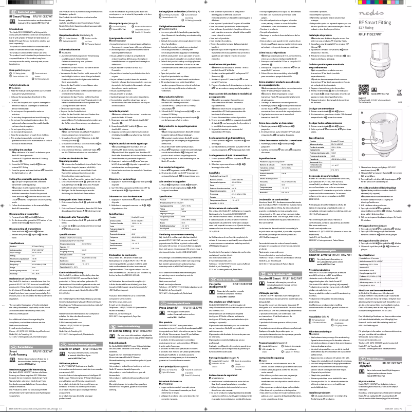 Image de la première page du manuel de l'appareil RFLFI110E27WT