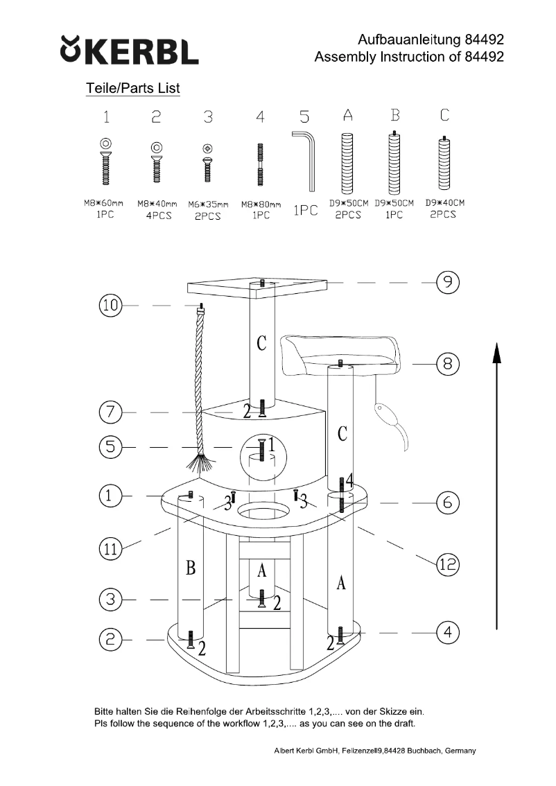 Page n°1 - Manuel utilisateur Kerbl Zirkoon 84492
