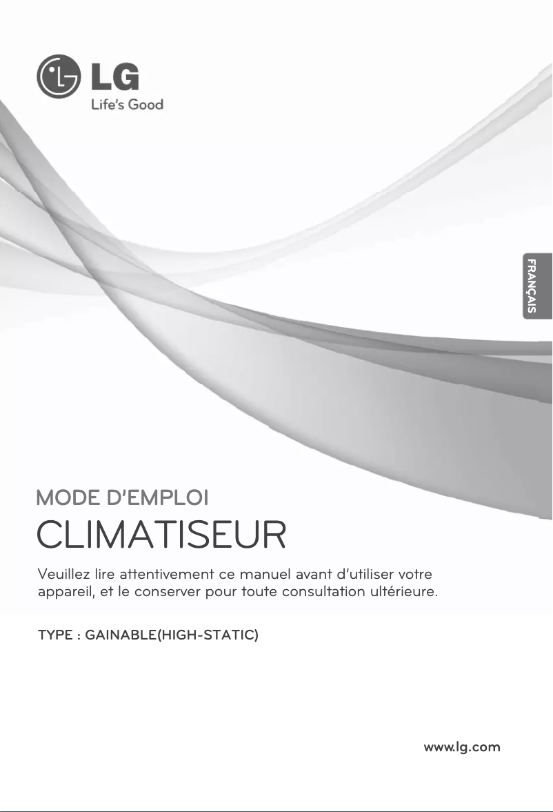 Page n°1 - Manuel utilisateur LG ARNU28GBGA2