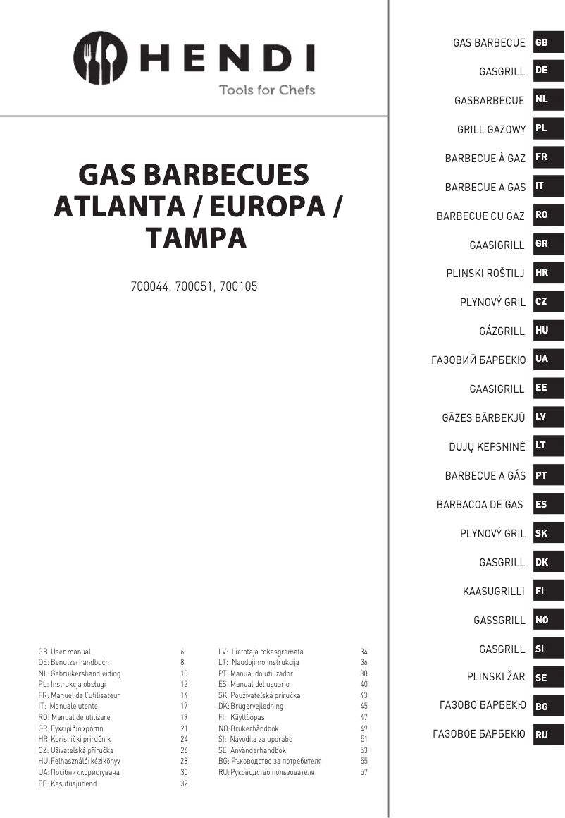 Image de la première page du manuel de l'appareil 700051