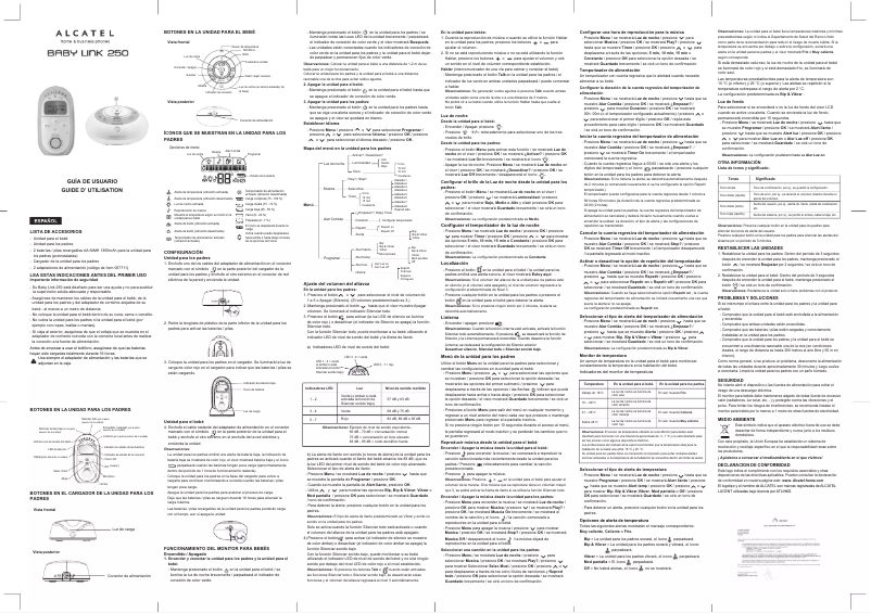 Page 1 de la notice Manuel utilisateur Alcatel-Lucent Babylink 250