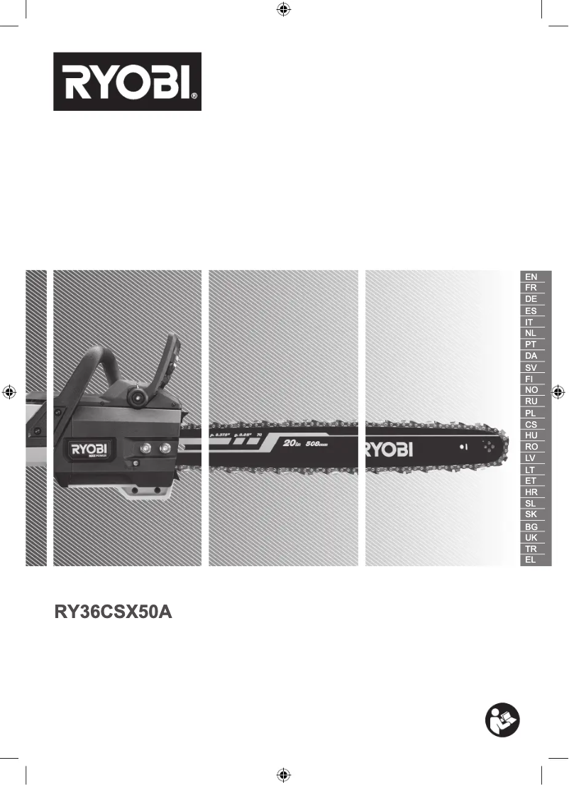 Image de la première page du manuel de l'appareil Max Power RY36CSX50A