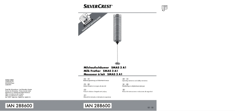 Page 1 de la notice Manuel utilisateur SilverCrest SMAS 3 A1
