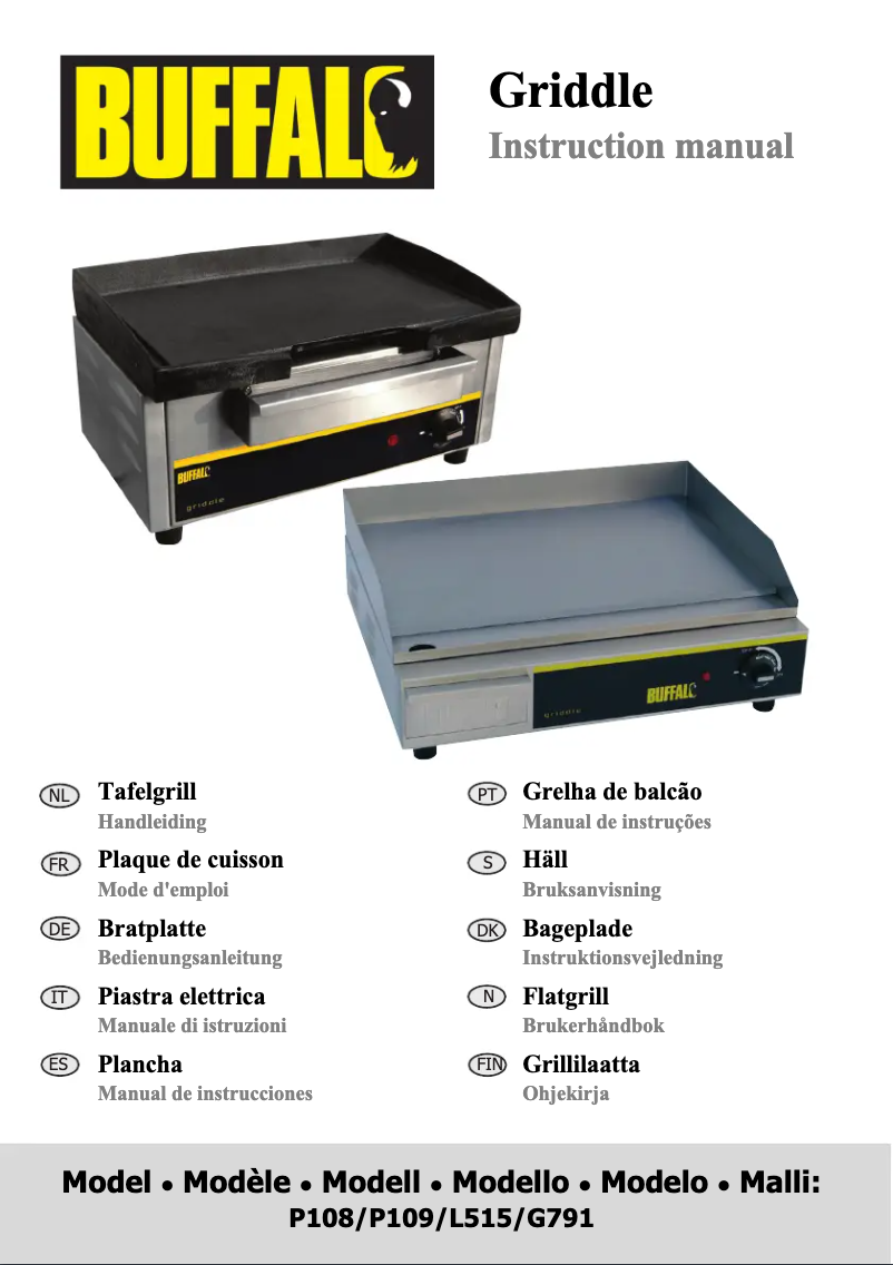 Page n°1 - Manuel utilisateur Buffalo P108