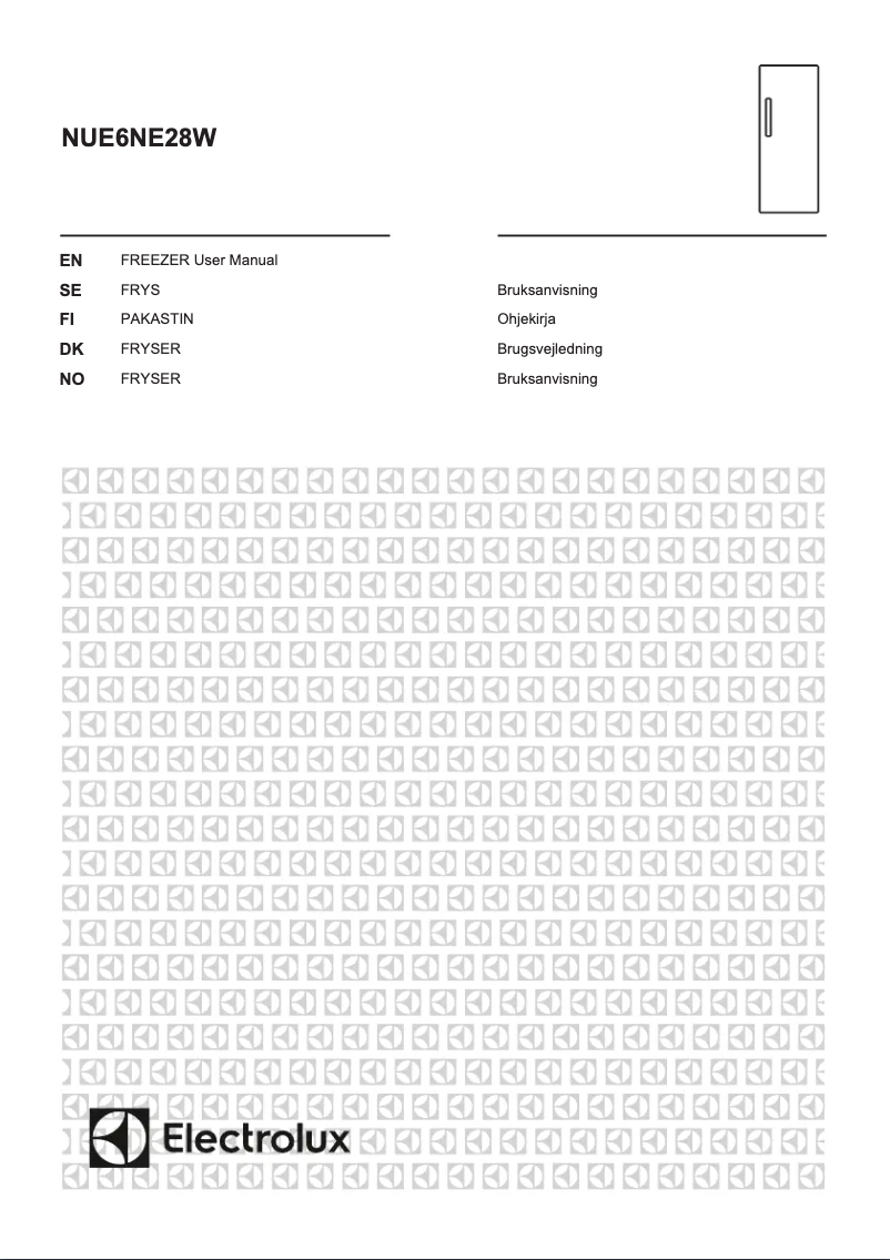 Page 1 de la notice Manuel utilisateur Electrolux NUE6NE28WR