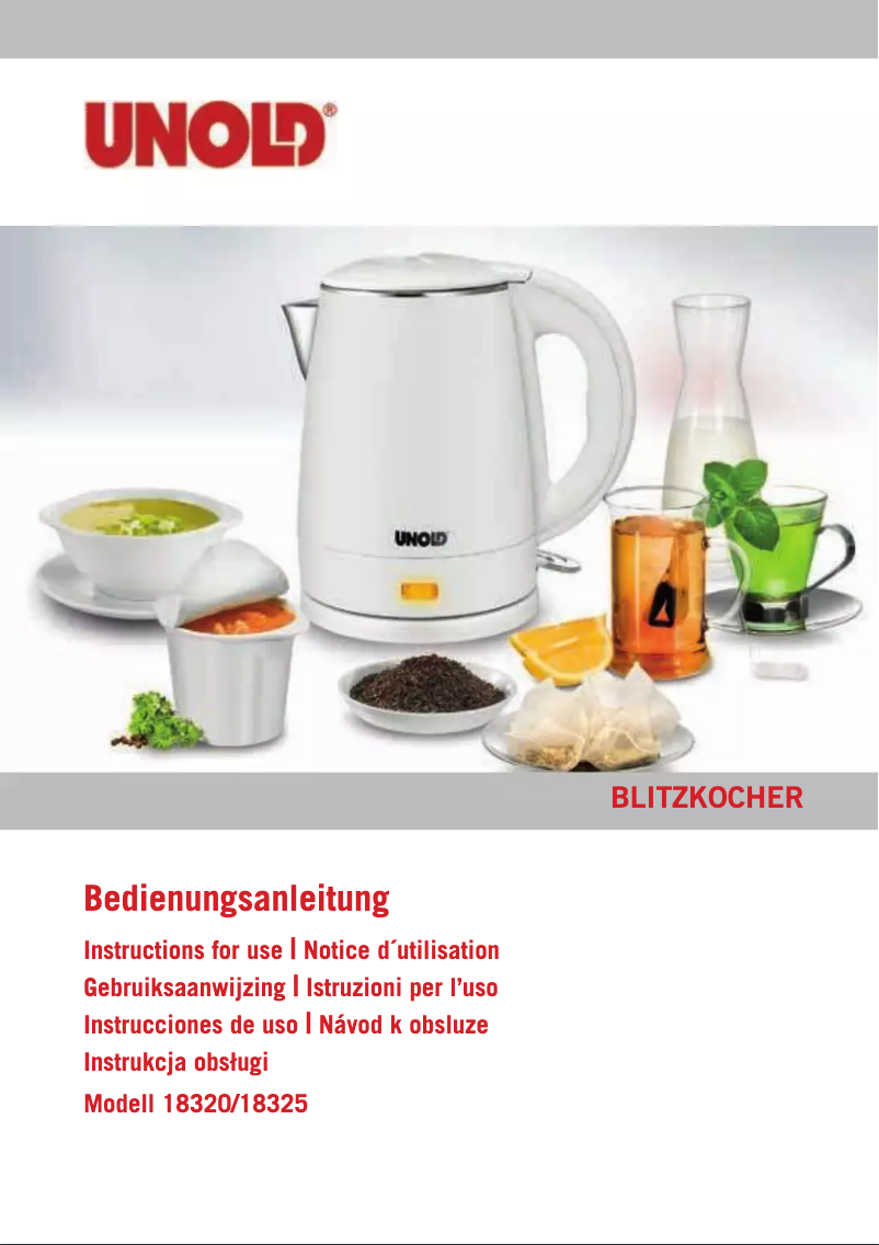 Image de la première page du manuel de l'appareil 18320