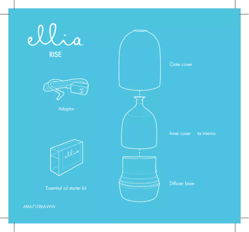 Page n°1 - Manuel utilisateur Homedics Ellia Rise