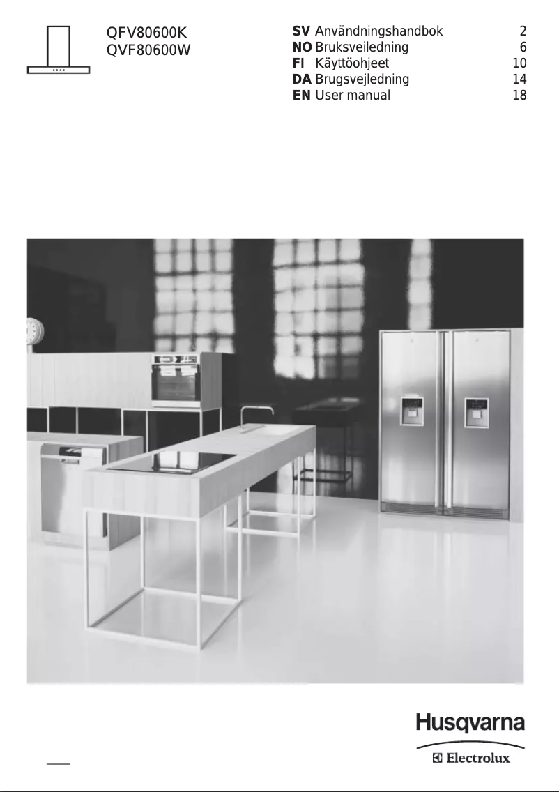 Página 1 del manual Manual de usuario Husqvarna-Electrolux QFV80600W