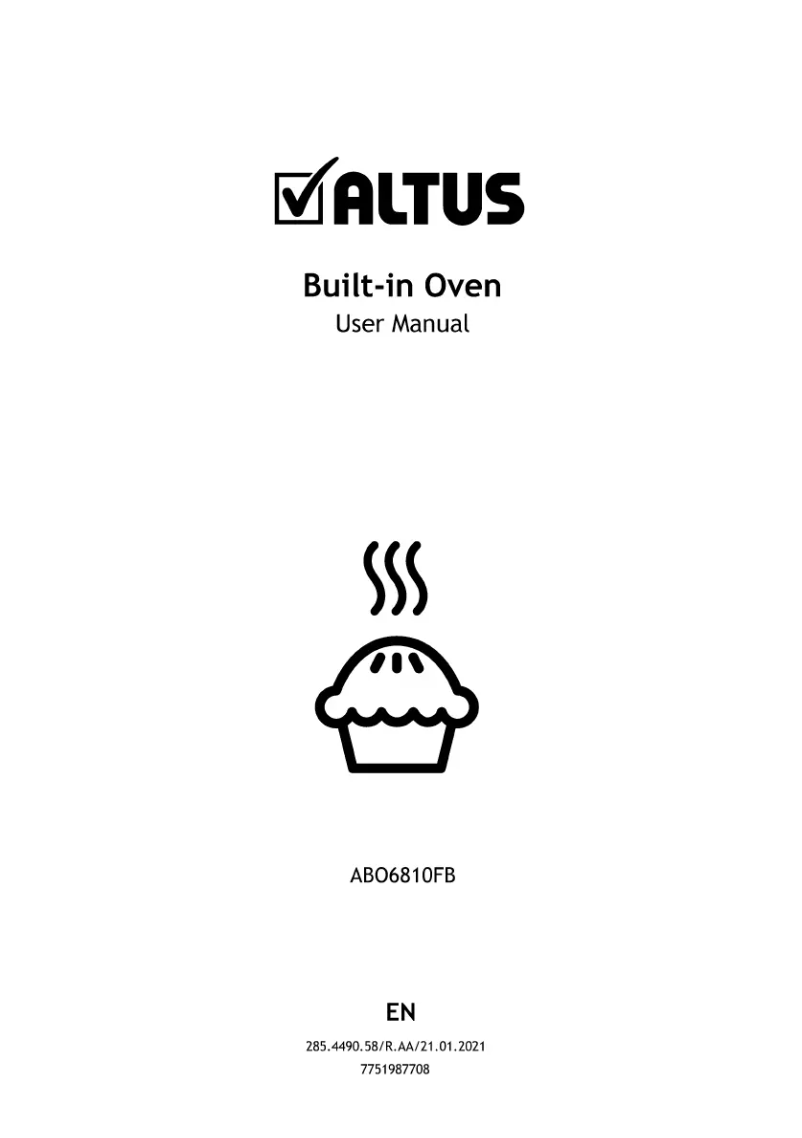 Page n°1 - Manuel utilisateur Altus ABO6811MB