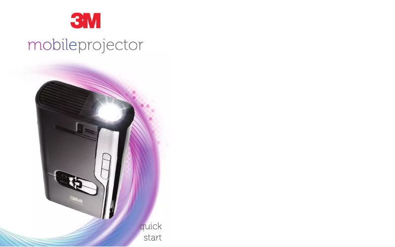 Page 1 de la notice Manuel utilisateur 3M MP220