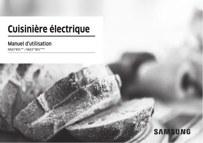 Page 1 de la notice Manuel utilisateur Samsung NE63BB891112