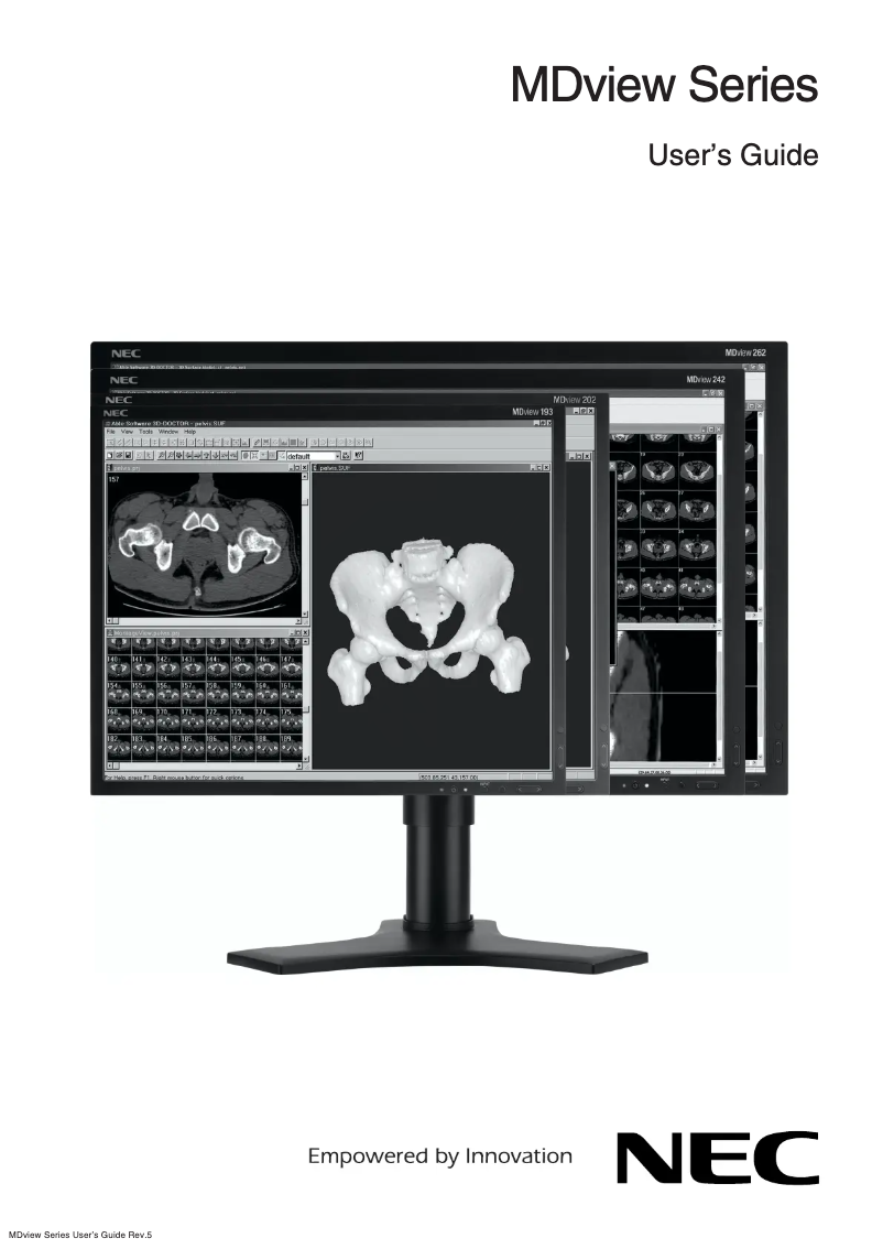 Página 1 del manual Manual de instrucciones NEC MDview 213