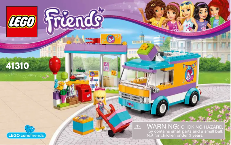 Page n°1 - Consignes visuelles Lego Friends 41310