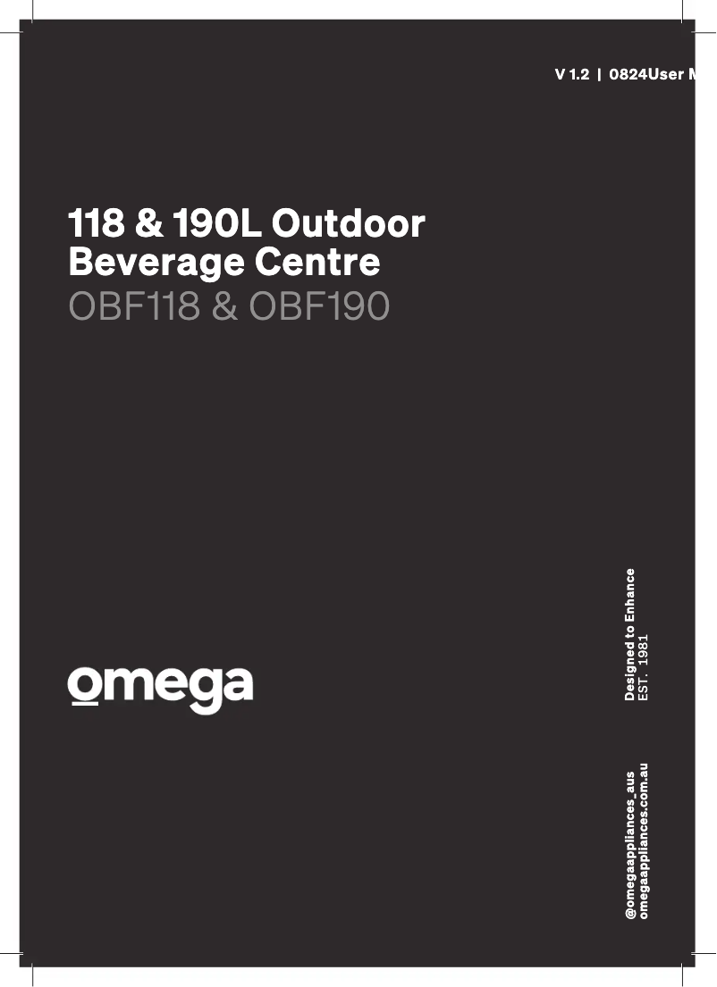 Página 1 del manual Manual de usuario Omega OBF118