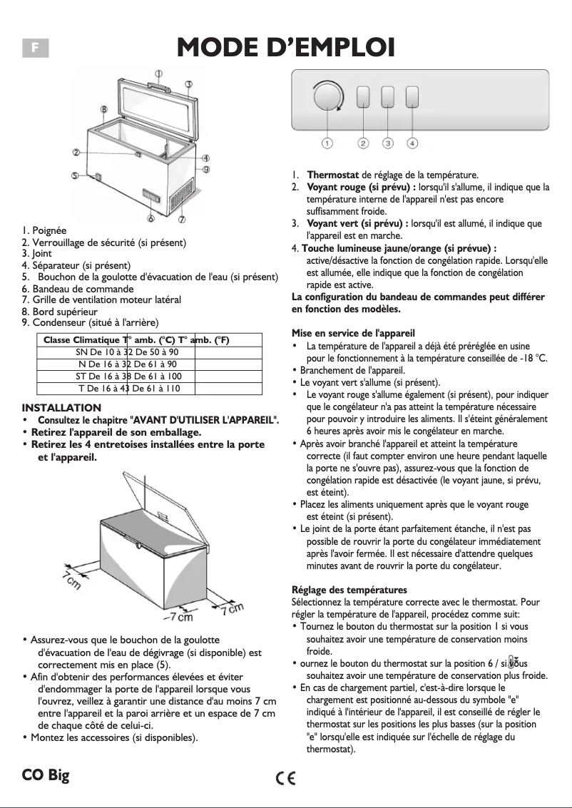 Image de la première page du manuel de l'appareil GT 390A