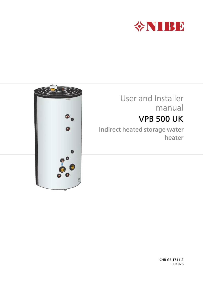 Imagen de la primera página del manual del dispositivo VPB 1000