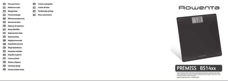 Page n°1 - Manuel utilisateur Rowenta Premiss BS1400