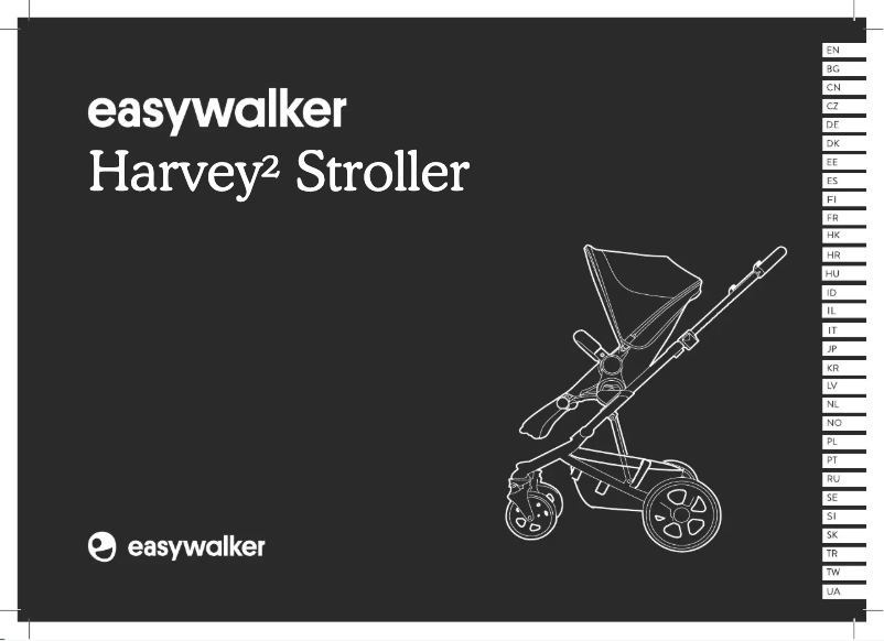 Page 1 de la notice Manuel utilisateur Easywalker Harvey 2