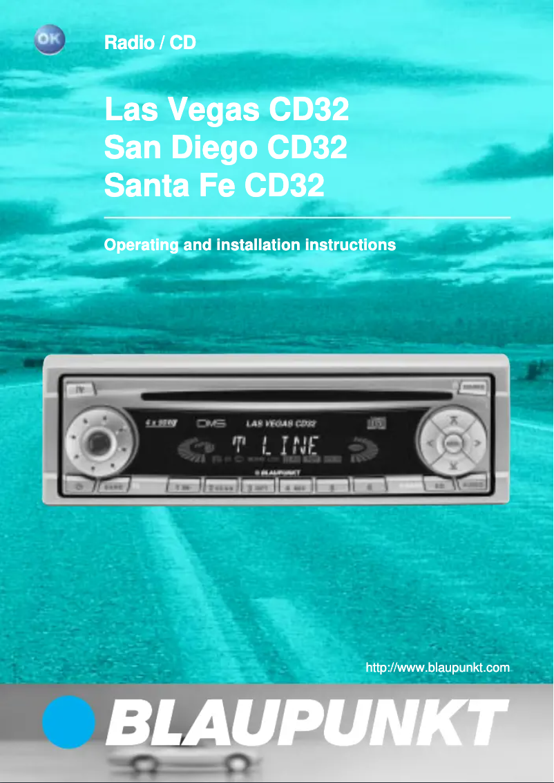 Page 1 de la notice Manuel utilisateur Blaupunkt Las Vegas CD32