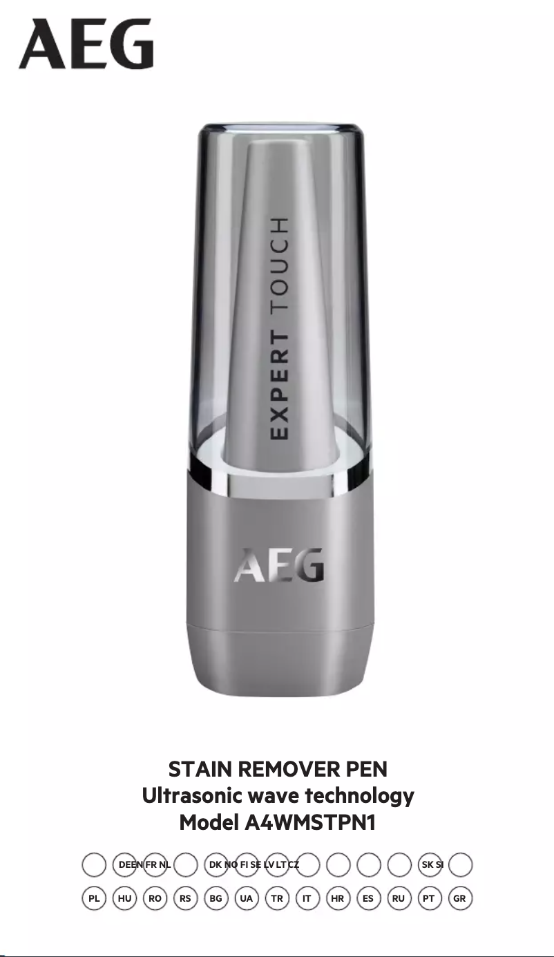 Page n°1 - Manuel utilisateur AEG A4WMSTPN1