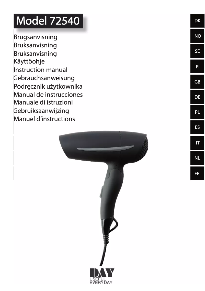 Página 1 del manual Manual de usuario Day 72540