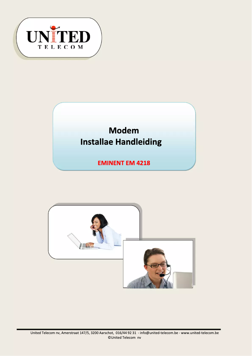 Page 1 de la notice Manuel utilisateur Eminent EM4218