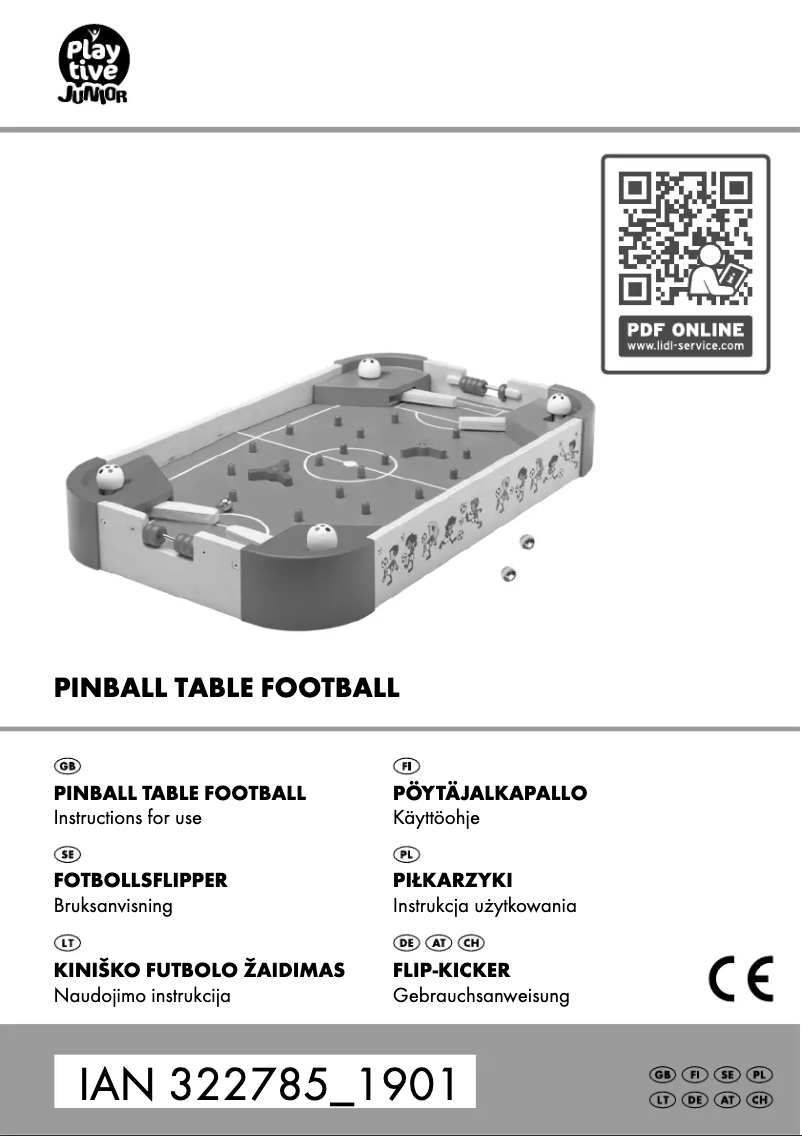 Page 1 de la notice Manuel utilisateur Playtive IAN 322785