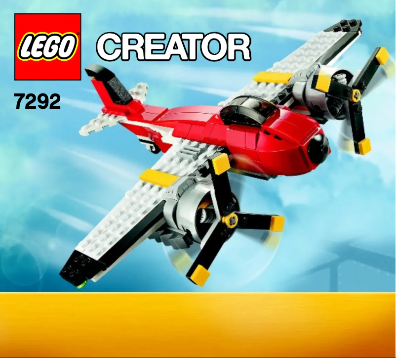 Page 1 of the manual User Manual Lego Creator 7292