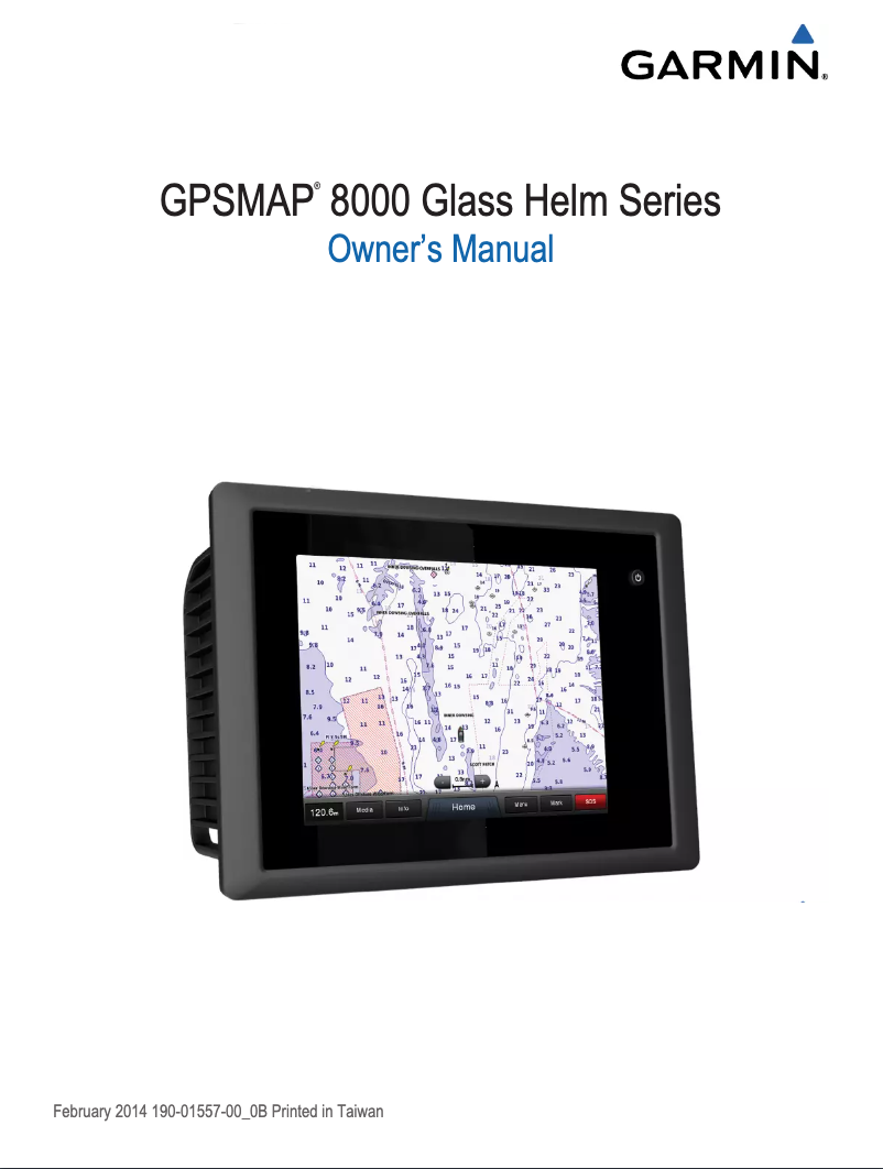 Image de la première page du manuel de l'appareil GPSMAP 8215