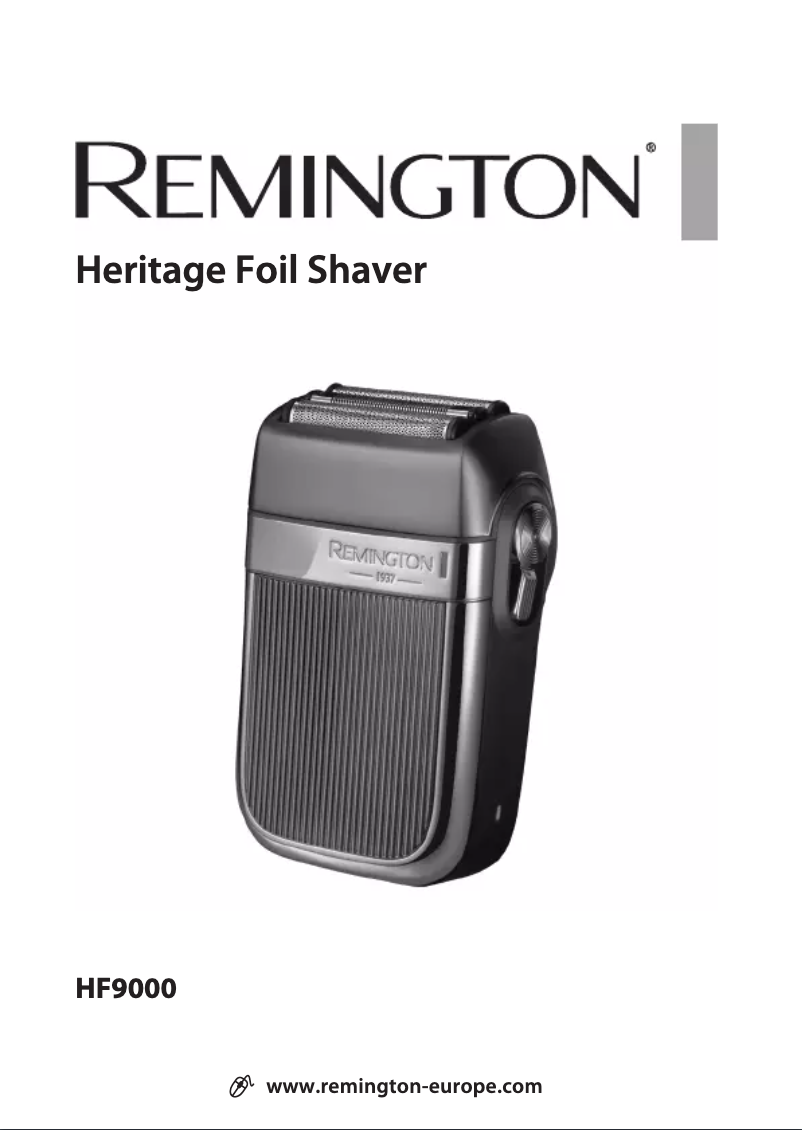 Page 1 de la notice Manuel utilisateur Remington Heritage HF9000