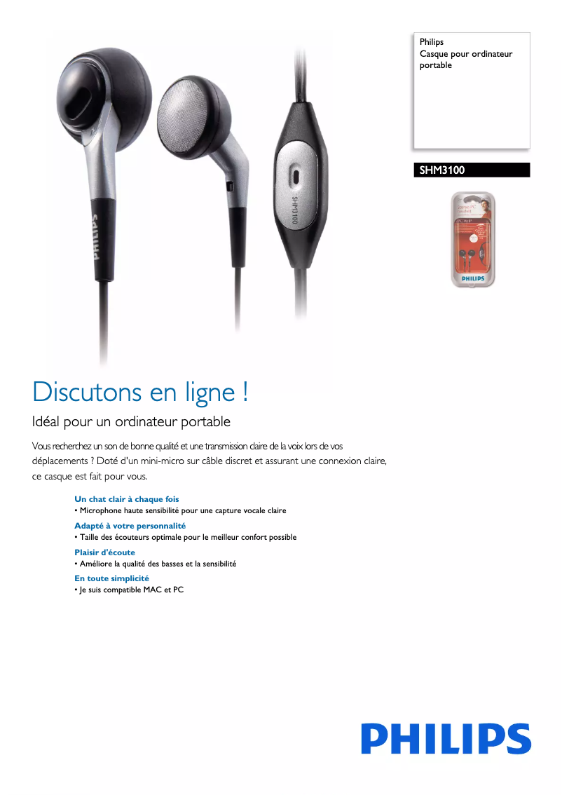 Image de la première page du manuel de l'appareil SHM3100