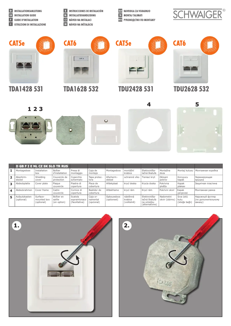 Image de la première page du manuel de l'appareil TDA1628 532