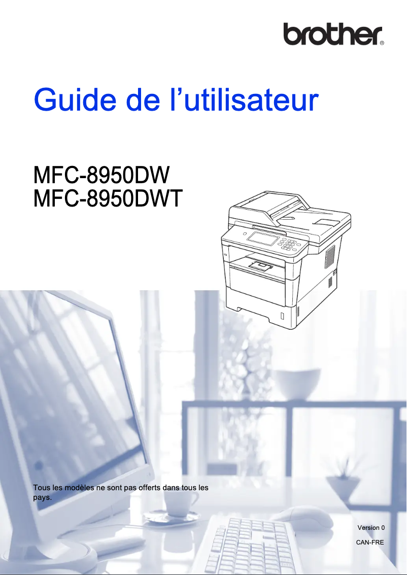 Page n°1 - Manuel utilisateur Brother MFC-8950DW