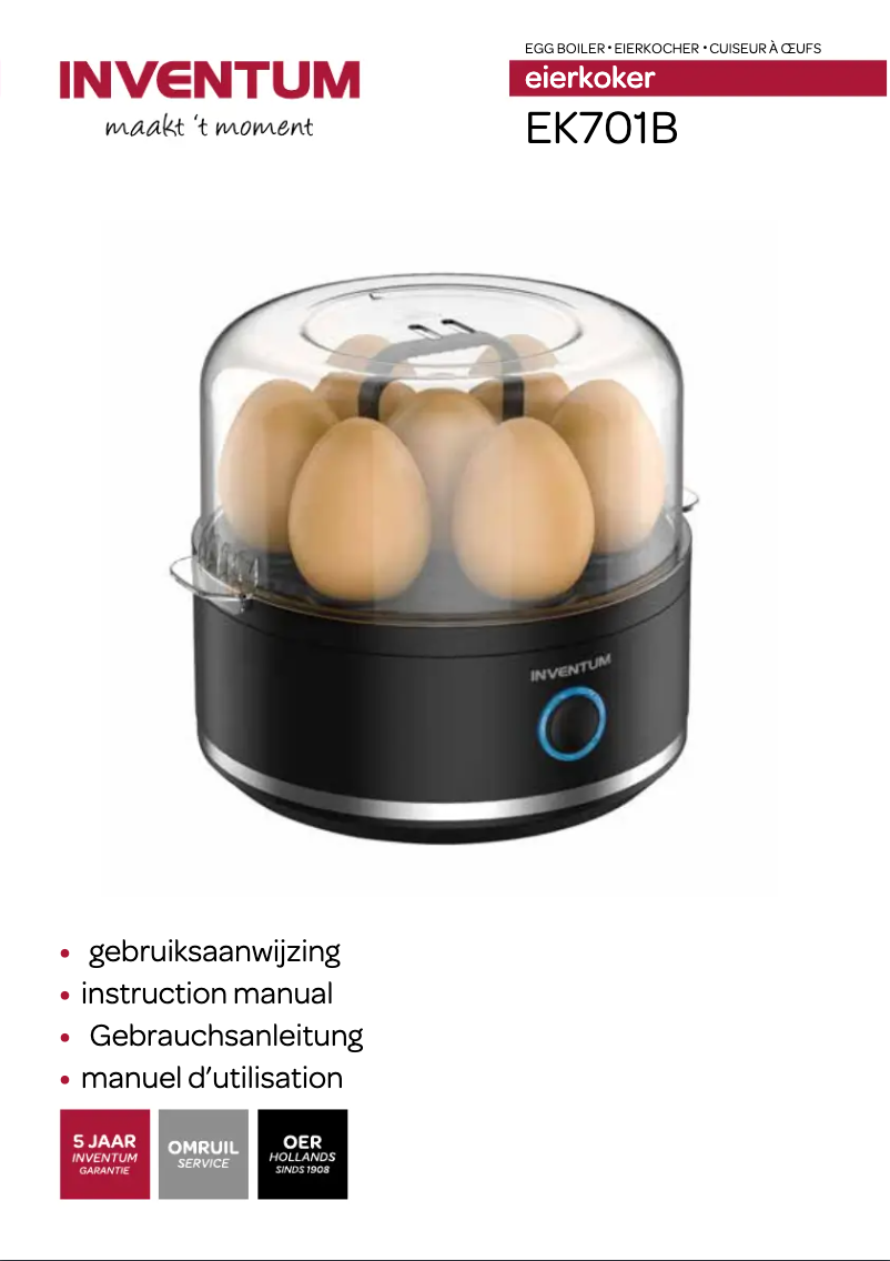 Página 1 del manual Manual de usuario Inventum EK701B