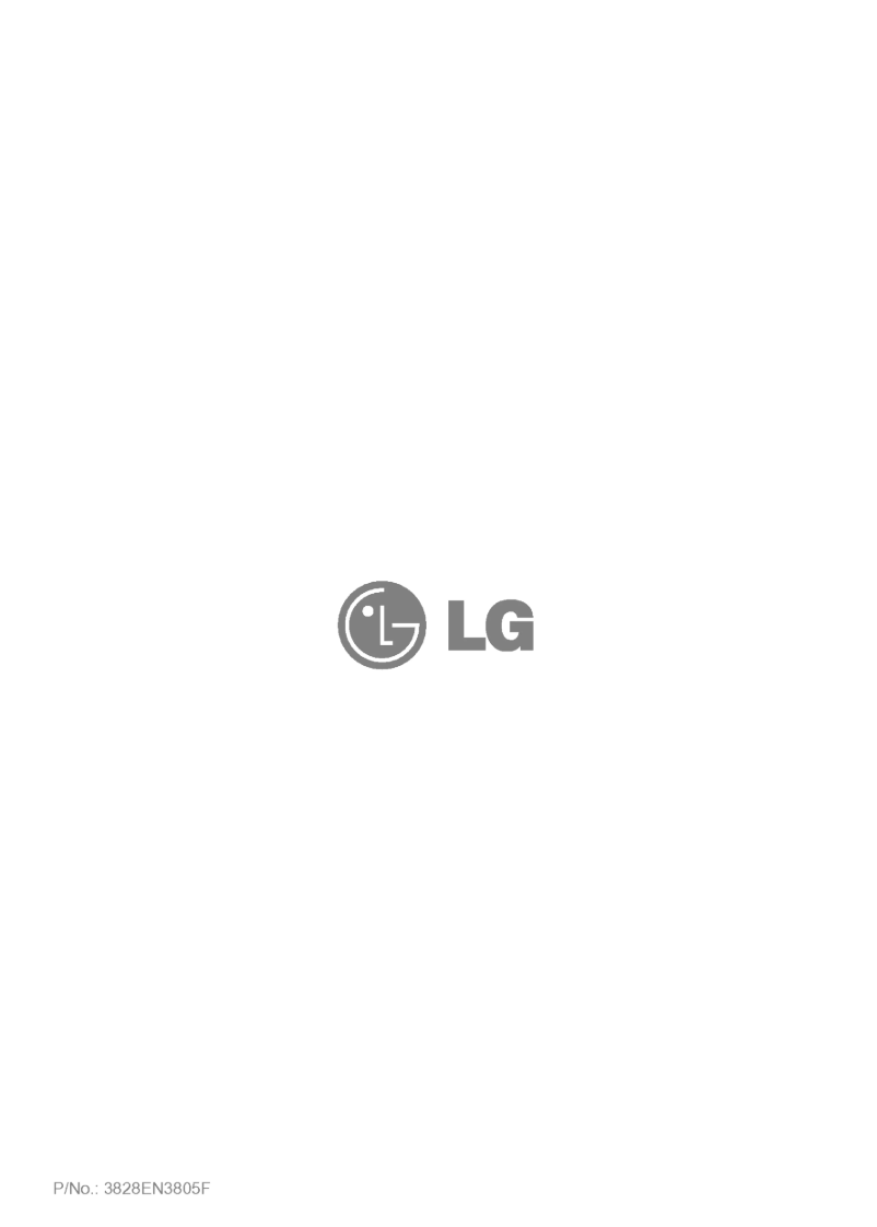 Page n°1 - Manuel utilisateur LG WD-80291NP