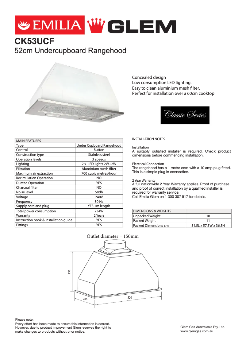 Imagen de la primera página del manual del dispositivo CK53UCF