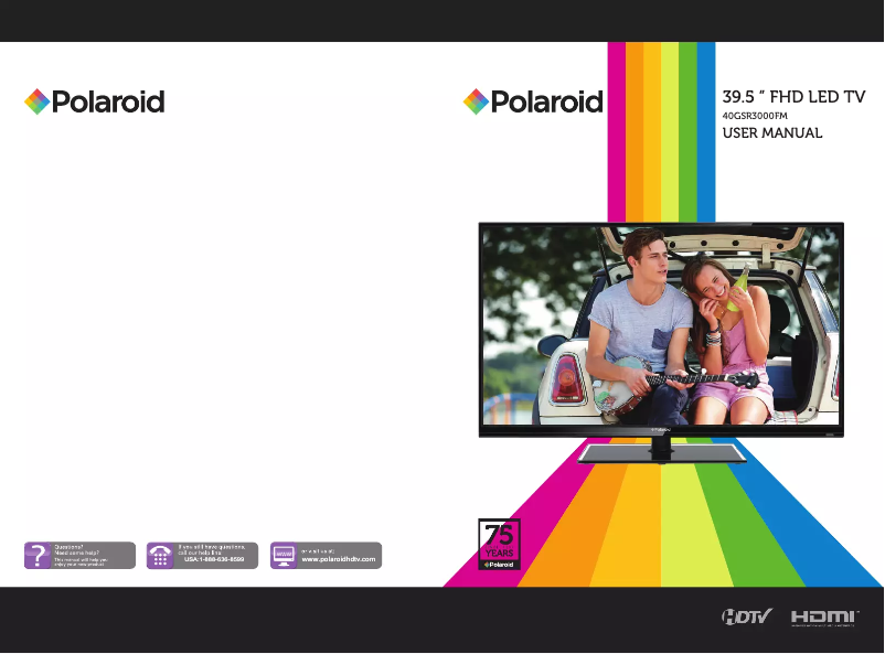 Image de la première page du manuel de l'appareil 40GSR3000FM