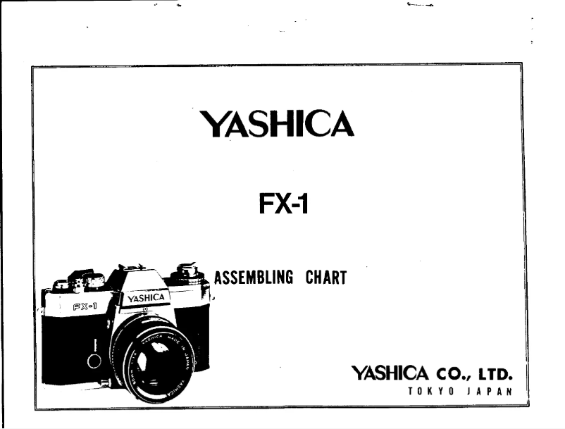 Image de la première page du manuel de l'appareil FX-1