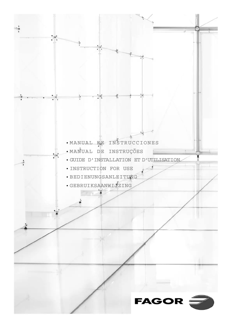 Page 1 de la notice Manuel utilisateur Fagor CFJ1368