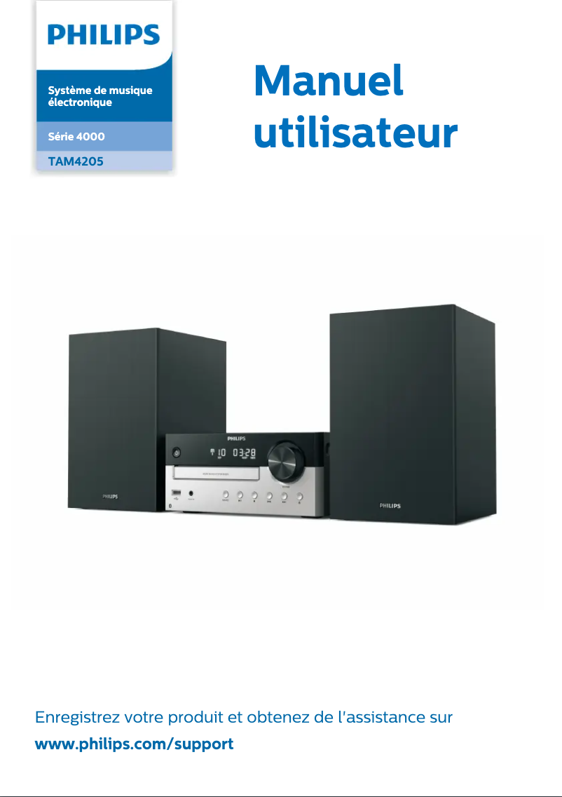 Page n°1 - Manuel utilisateur Philips TAM4205