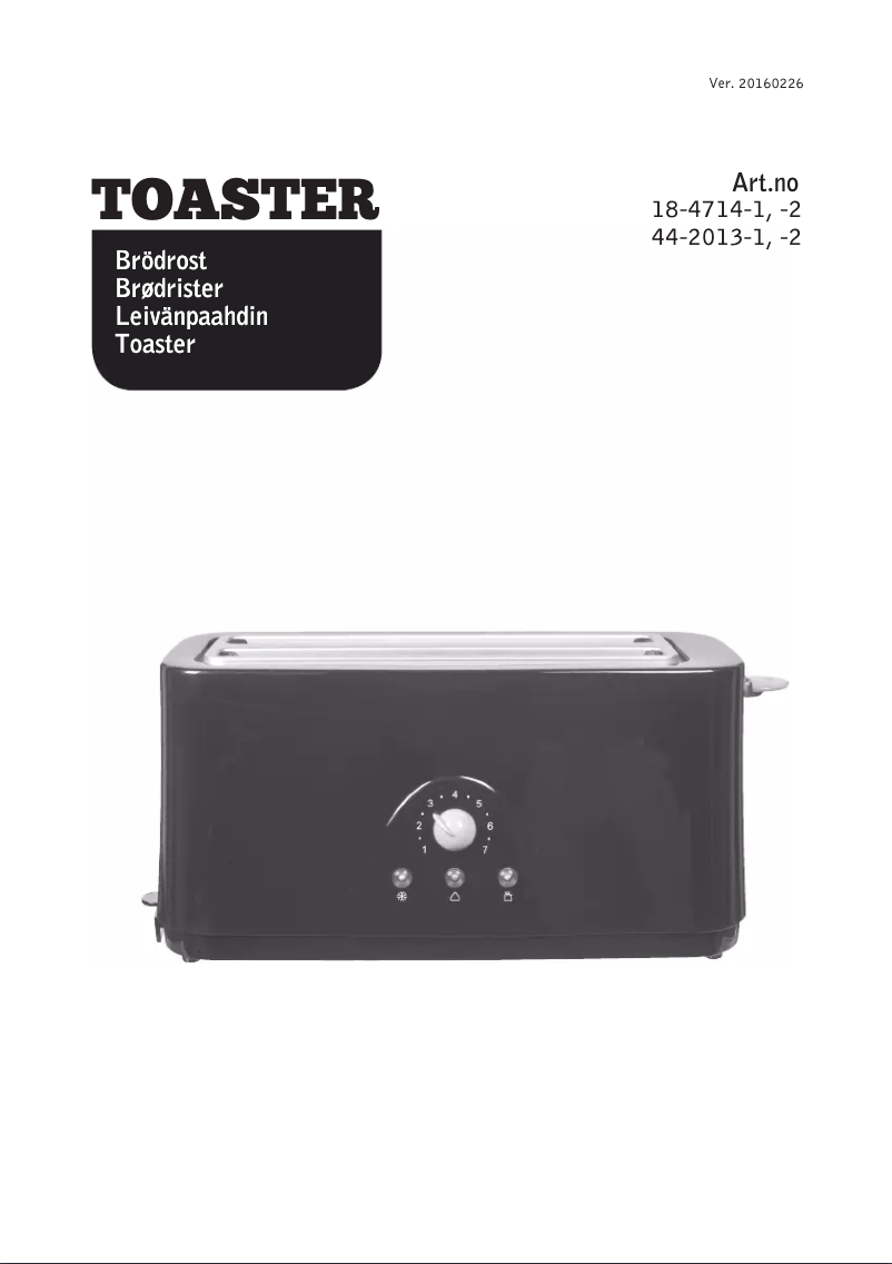 Page n°1 - Manuel utilisateur Clas Ohlson T346BD