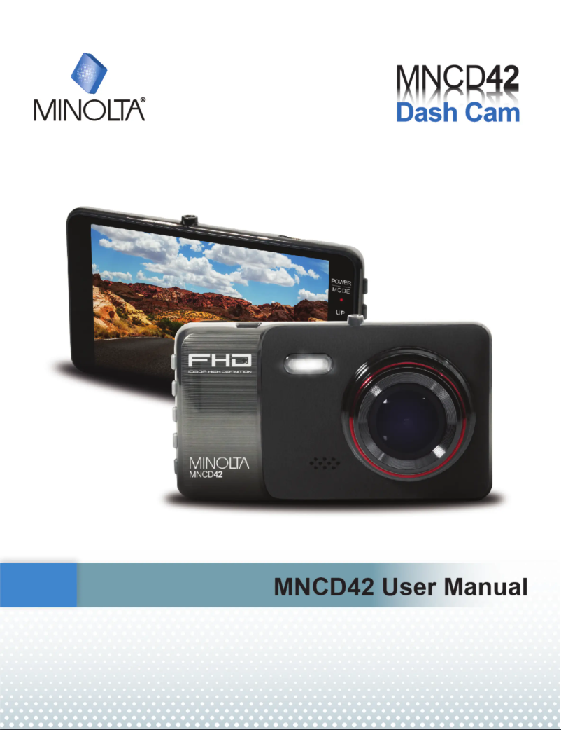 Page 1 de la notice Manuel utilisateur Minolta MNCD42