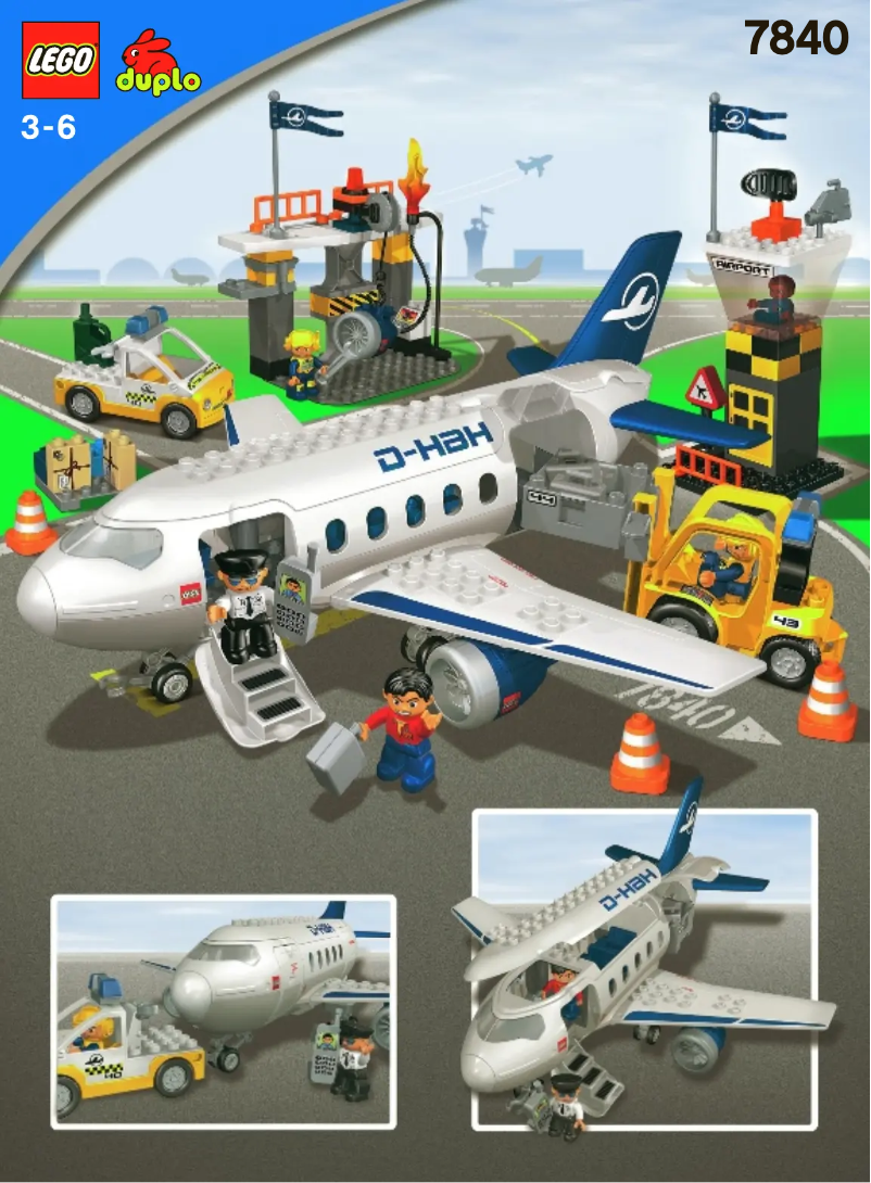Page 1 de la notice Manuel utilisateur Lego Airport Action 7840
