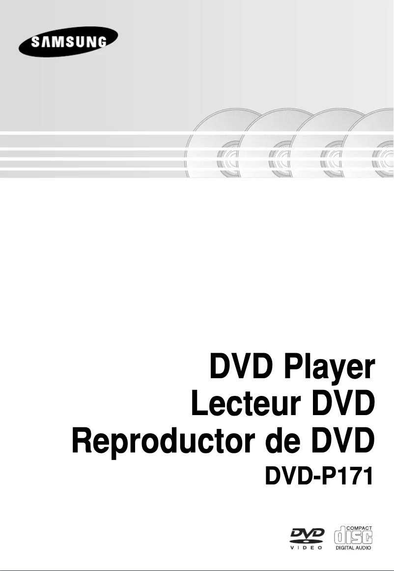 Page 1 de la notice Manuel utilisateur Samsung DVD-P171