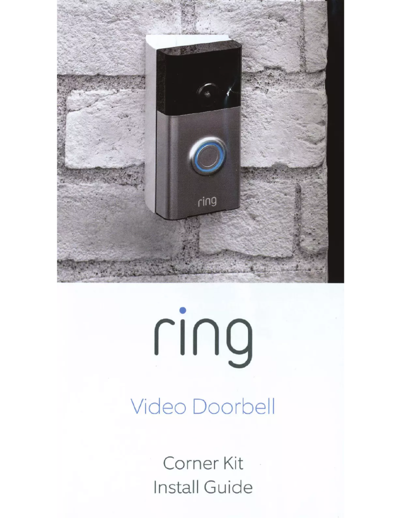Image de la première page du manuel de l'appareil Video Doorbell Corner Kit