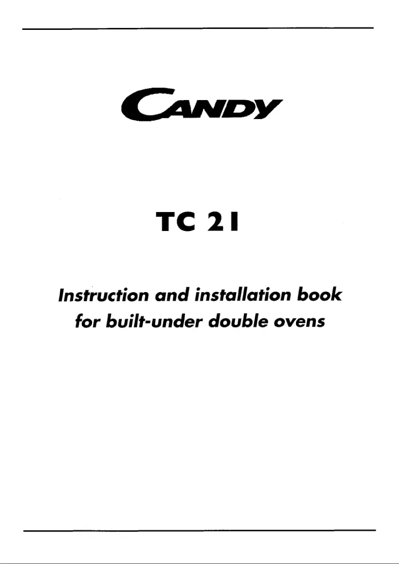 Image de la première page du manuel de l'appareil TC 21 X UK