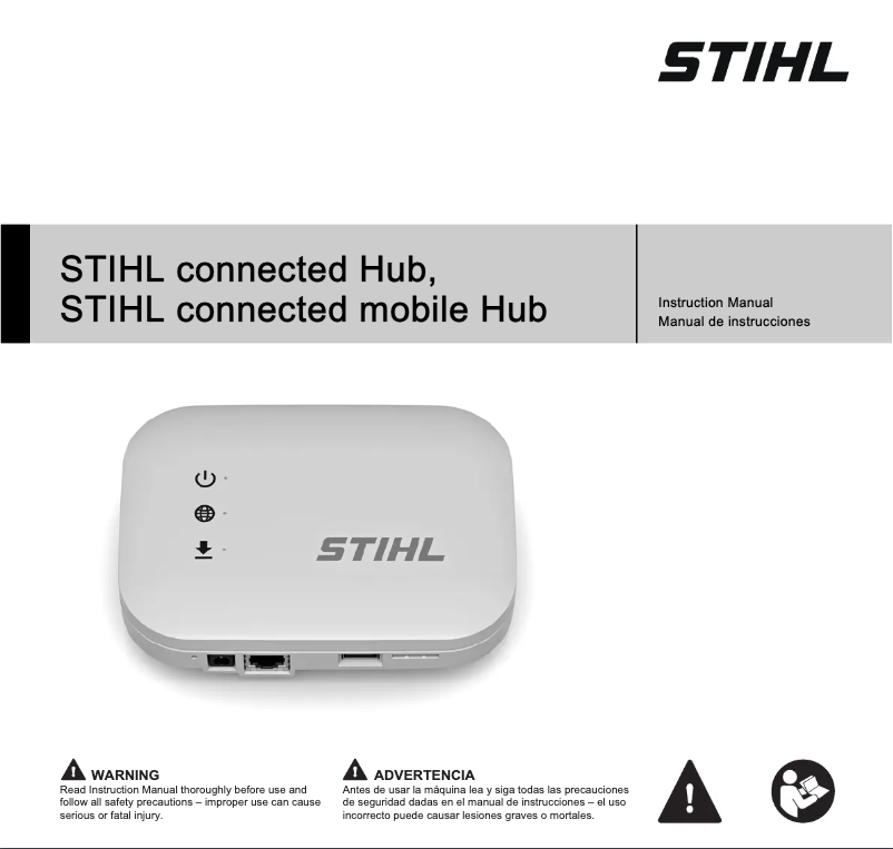 Image de la première page du manuel de l'appareil Connected Hub