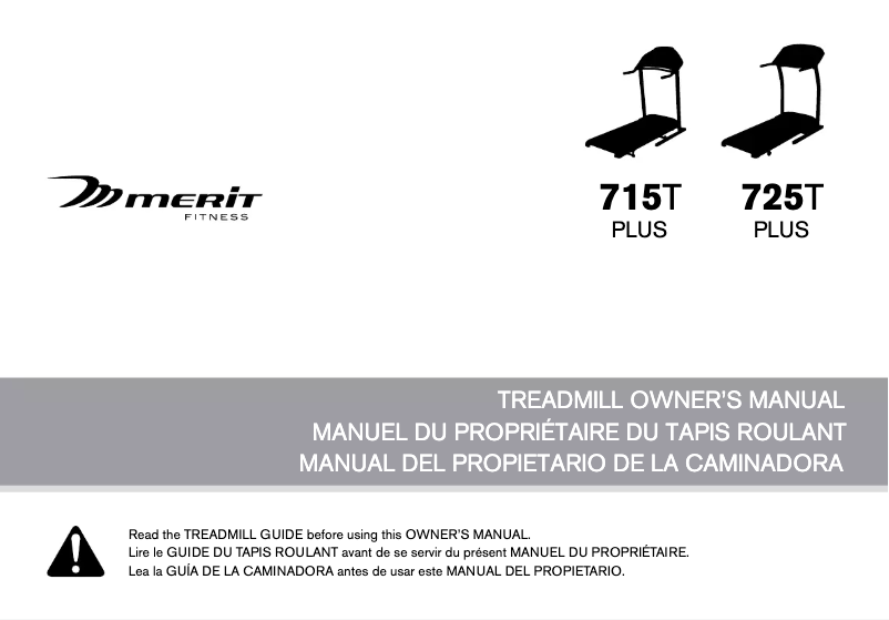 Image de la première page du manuel de l'appareil 715T Plus