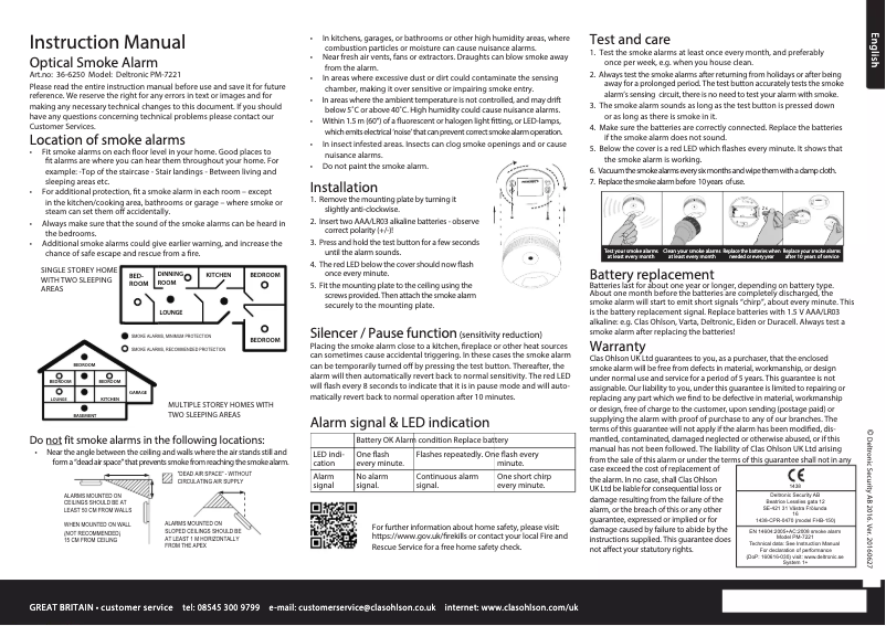 Page 1 de la notice Manuel utilisateur Deltronic PM-7221