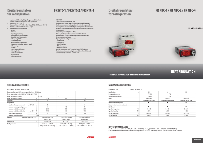 Image de la première page du manuel de l'appareil FR NTC-4P3D
